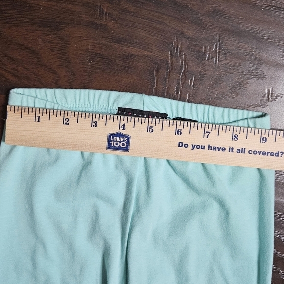 Forever Me Girls 2 Piece Mint Green & White Capri/Lace Tunic Set Size 6 - Picture 14 of 15